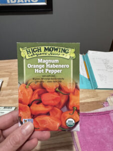 Habanero: Seed Starting